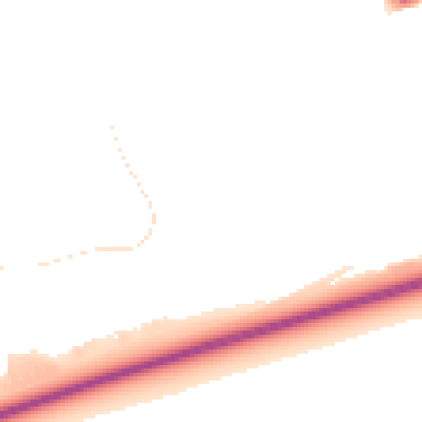 Night-time road noise heatmap for HU4 6SU