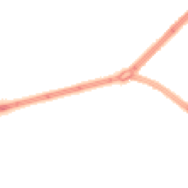 Night-time road noise heatmap for HU4 7AT