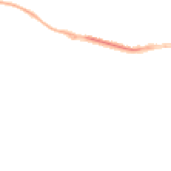 Night-time road noise heatmap for HU4 7QH