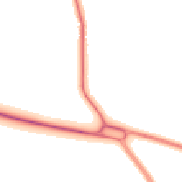 Night-time road noise heatmap for HU6 0AA