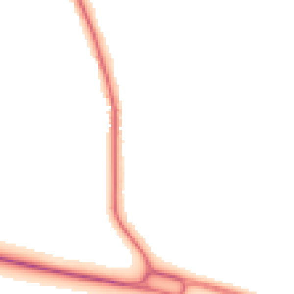 Night-time road noise heatmap for HU6 0AU