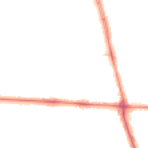 Night-time road noise heatmap for HU6 7AF