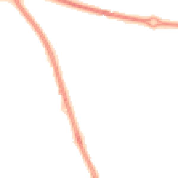 Night-time road noise heatmap for HU6 7AH