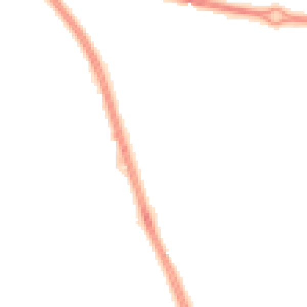 Night-time road noise heatmap for HU6 7AJ