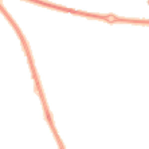 Night-time road noise heatmap for HU6 7AP