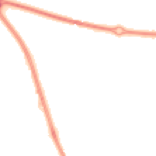 Night-time road noise heatmap for HU6 7AR