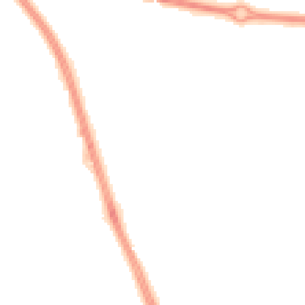 Night-time road noise heatmap for HU6 7AS