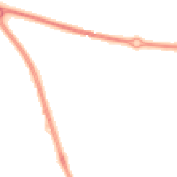 Night-time road noise heatmap for HU6 7AW