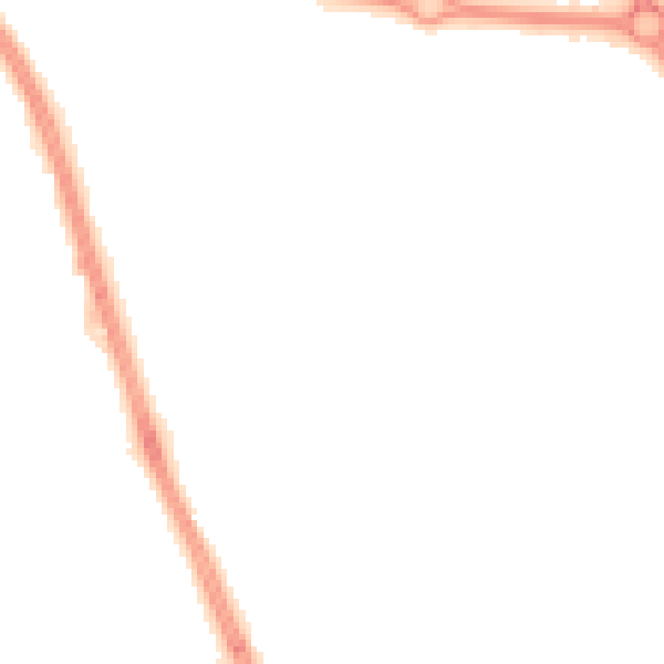 Night-time road noise heatmap for HU6 7BJ