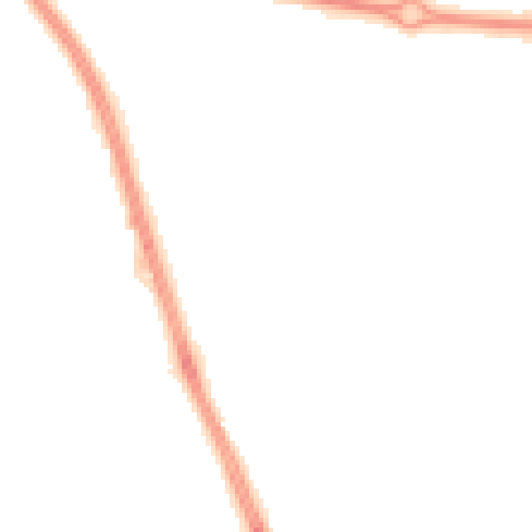 Night-time road noise heatmap for HU6 7BQ