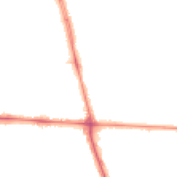 Night-time road noise heatmap for HU6 7LH