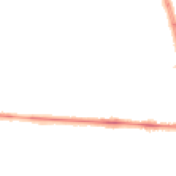 Night-time road noise heatmap for HU6 7SW