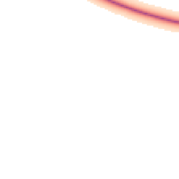 Night-time road noise heatmap for HU6 9FB
