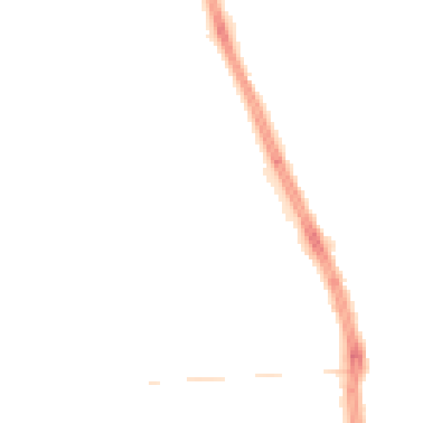Night-time road noise heatmap for HU6 9NP
