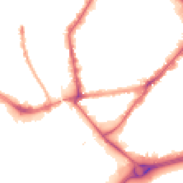 Night-time road noise heatmap for HU9 1BY