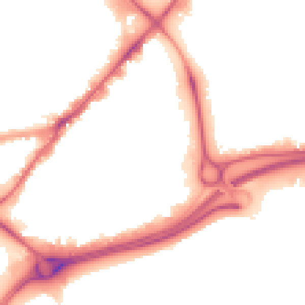Night-time road noise heatmap for HU9 1EE