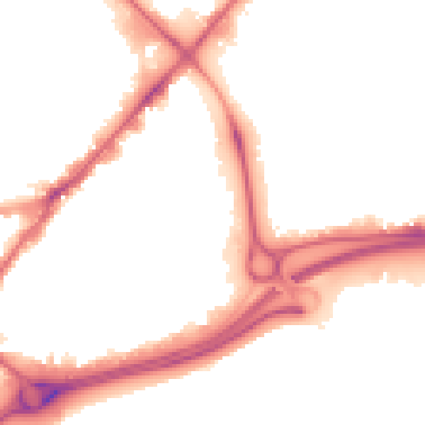 Night-time road noise heatmap for HU9 1EJ