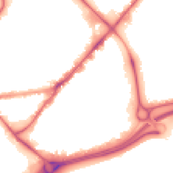 Night-time road noise heatmap for HU9 1EP