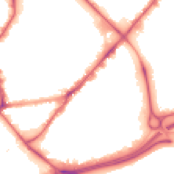 Night-time road noise heatmap for HU9 1ER