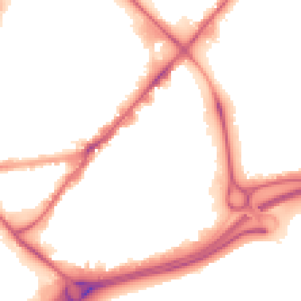 Night-time road noise heatmap for HU9 1ES