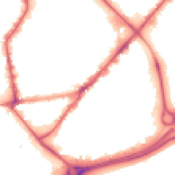 Night-time road noise heatmap for HU9 1EU