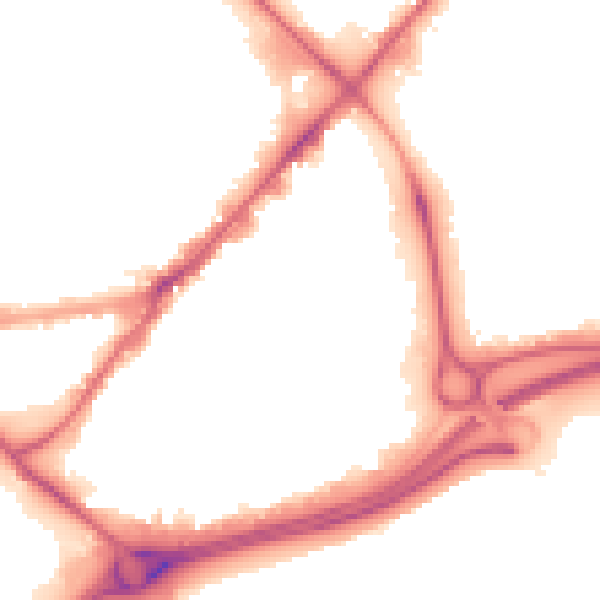 Night-time road noise heatmap for HU9 1EX