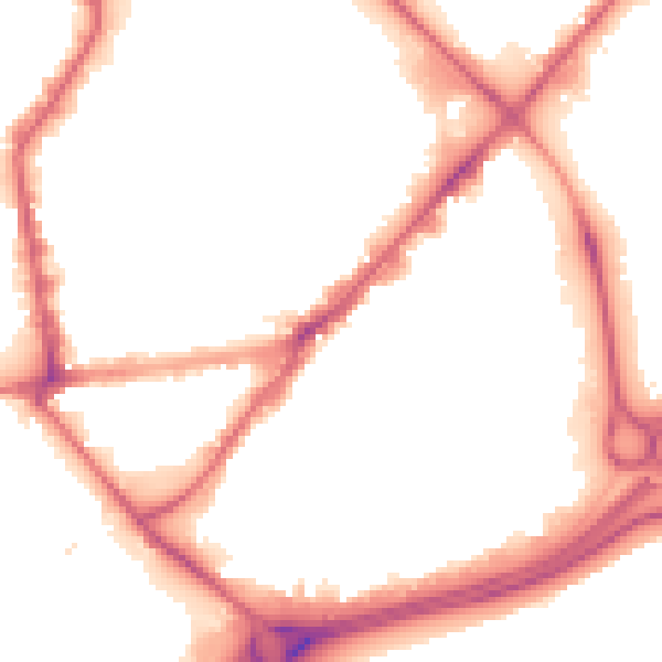 Night-time road noise heatmap for HU9 1EY
