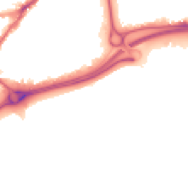 Night-time road noise heatmap for HU9 1FB