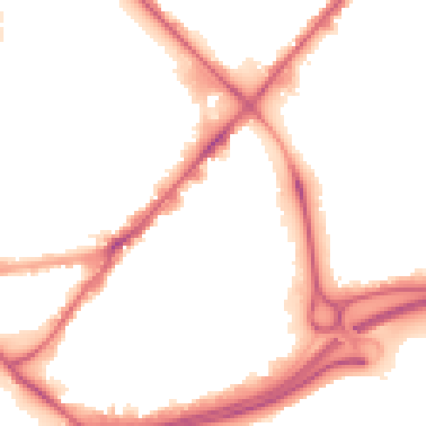 Night-time road noise heatmap for HU9 1HL
