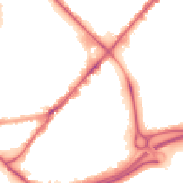 Night-time road noise heatmap for HU9 1HN