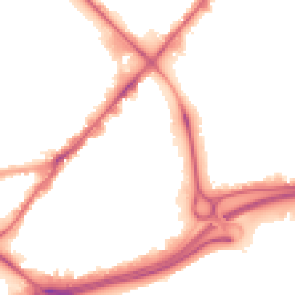 Night-time road noise heatmap for HU9 1HR