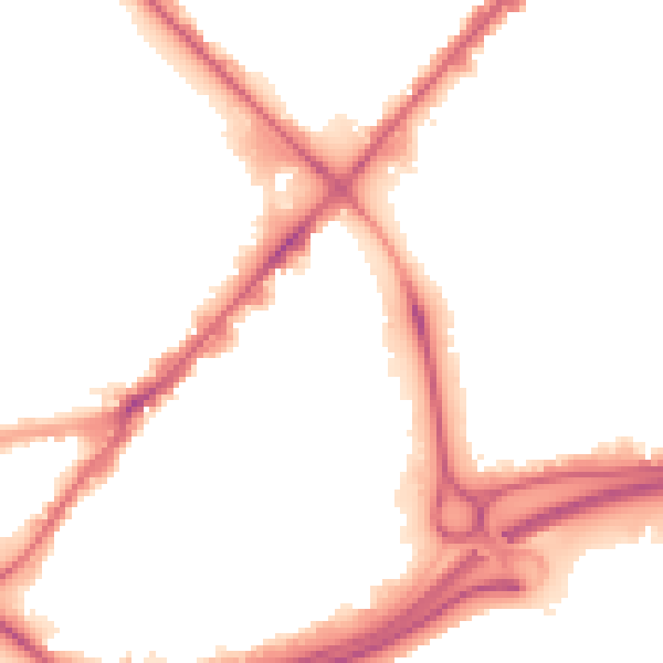 Night-time road noise heatmap for HU9 1JA