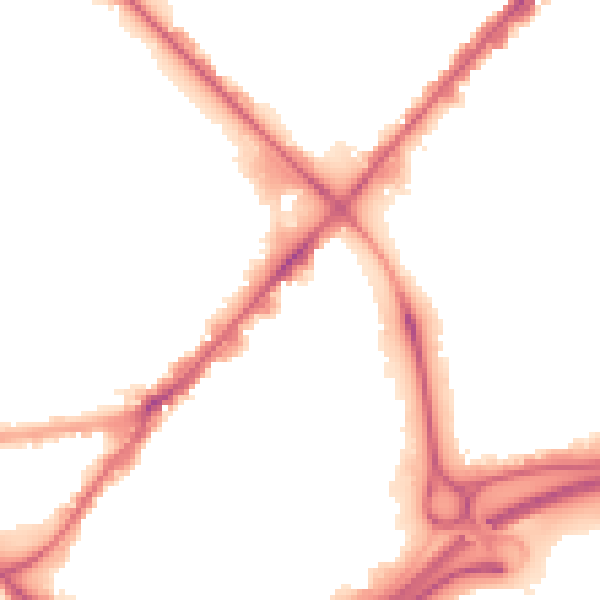 Night-time road noise heatmap for HU9 1JB
