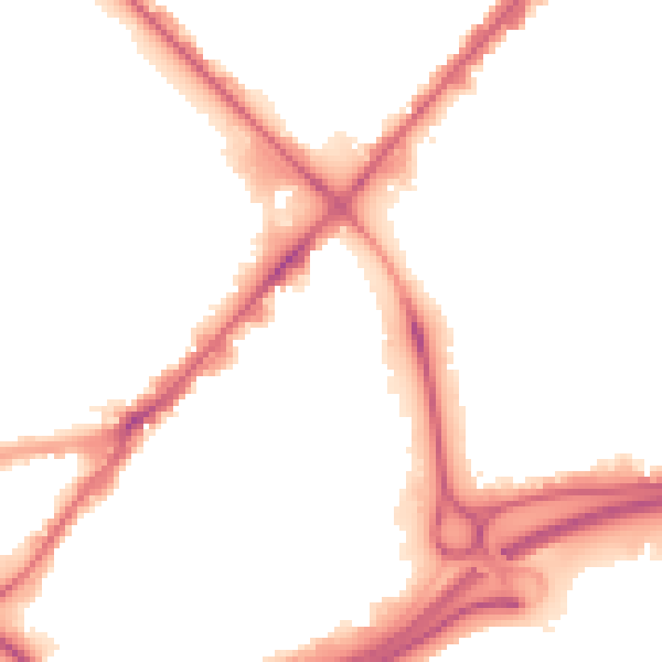 Night-time road noise heatmap for HU9 1JF