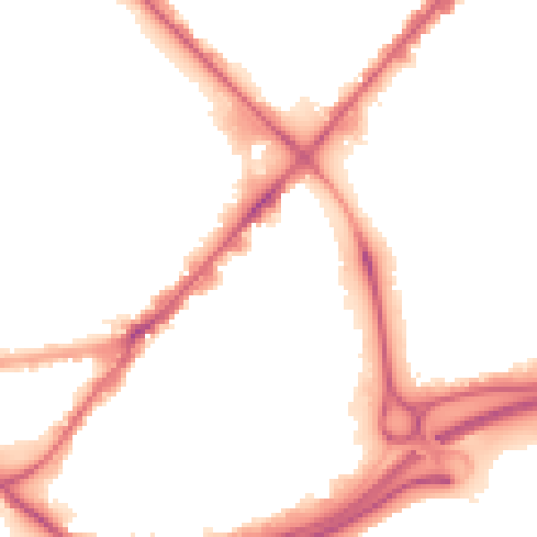 Night-time road noise heatmap for HU9 1JN