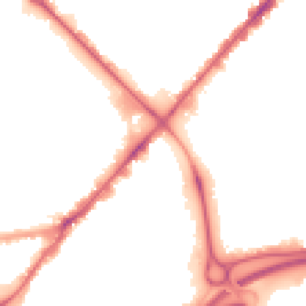 Night-time road noise heatmap for HU9 1JS