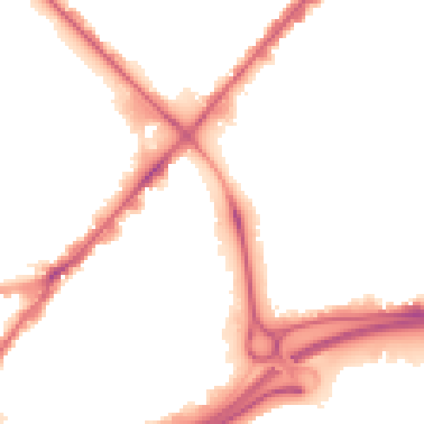 Night-time road noise heatmap for HU9 1JY