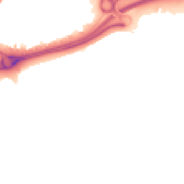Night-time road noise heatmap for HU9 1PZ