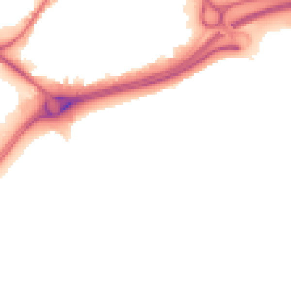 Night-time road noise heatmap for HU9 1QF