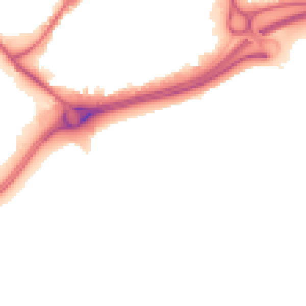 Night-time road noise heatmap for HU9 1QG