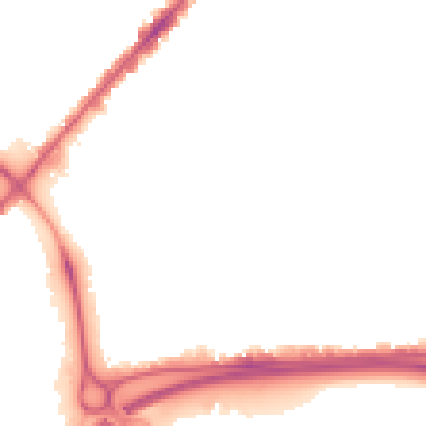 Night-time road noise heatmap for HU9 2AD