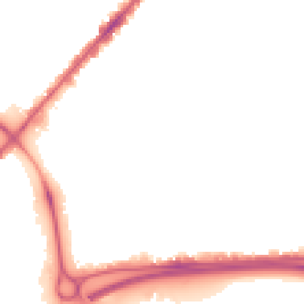 Night-time road noise heatmap for HU9 2BJ