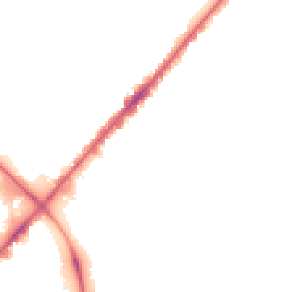 Night-time road noise heatmap for HU9 2JG