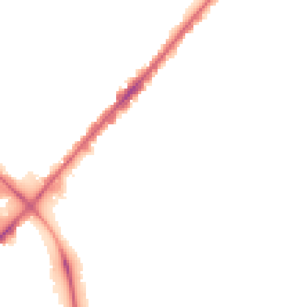 Night-time road noise heatmap for HU9 2JH