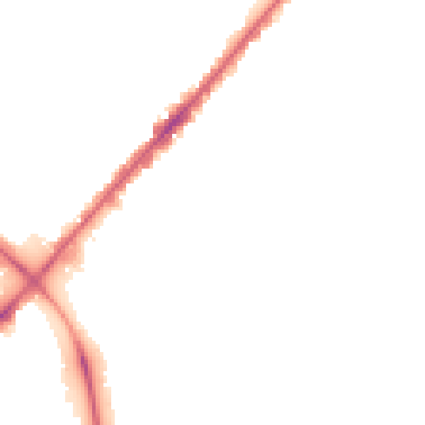 Night-time road noise heatmap for HU9 2JJ