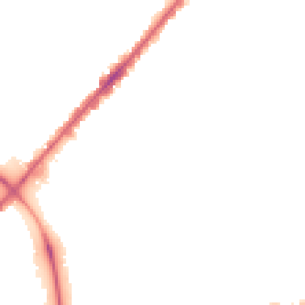 Night-time road noise heatmap for HU9 2JL