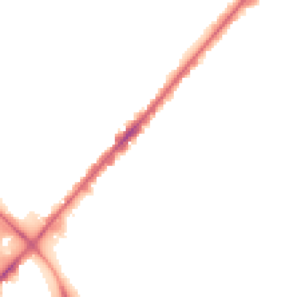 Night-time road noise heatmap for HU9 2LA