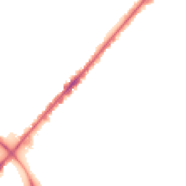 Night-time road noise heatmap for HU9 2LJ