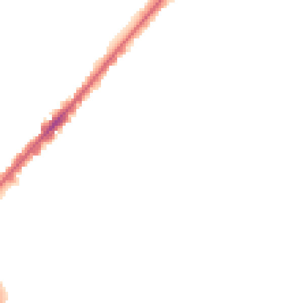 Night-time road noise heatmap for HU9 2NP