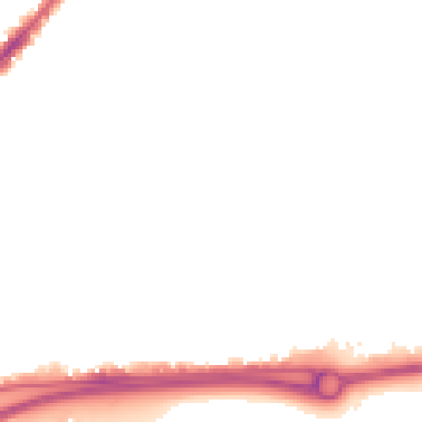 Night-time road noise heatmap for HU9 2RQ